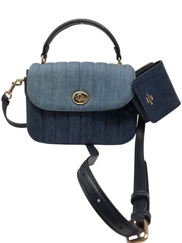 Borsa tracolla coach denim - a,