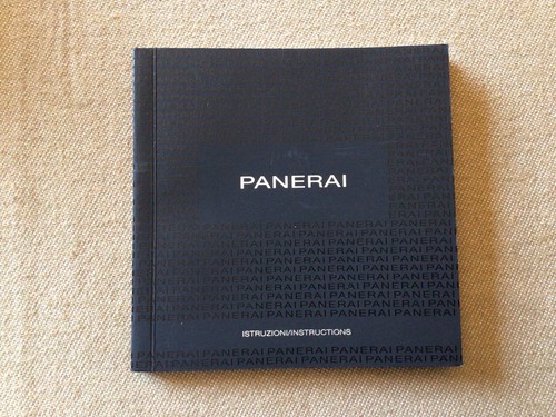 Libretto booklet panerai - libretto,