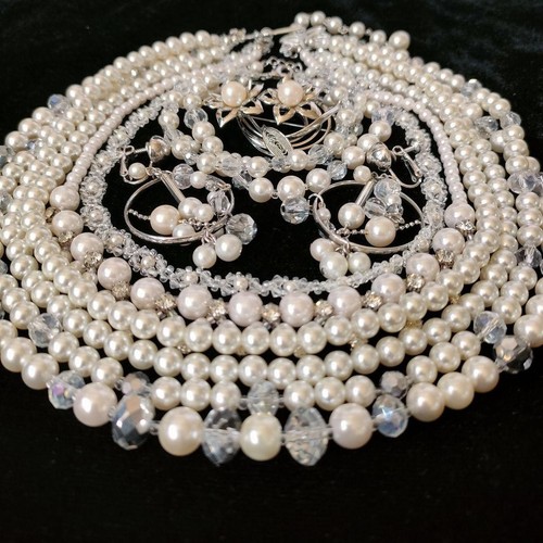Collana set gioielli vintage - e,