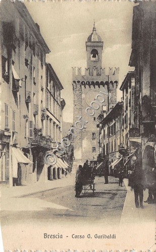 Cartolina postcard brescia - -,