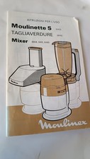libretto istruzioni epoca moulinex moulinette S tagliaverdure anni 80