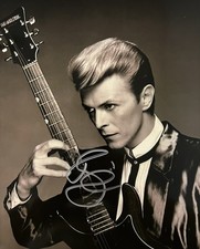 David Bowie foto firmata con