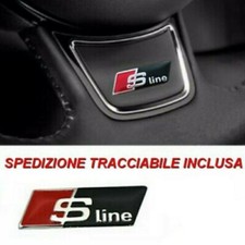 STEMMA VOLANTE S-LINE EMBLEMA COMPATIBILE AUDI A1 A3 A4 A5 A6 A7 A8 Q3 Q5 Q7 