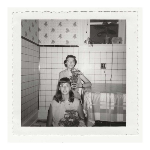 Foto istantanea vintage due