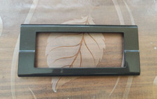 Placca 5 posti grigio antracite metallo Legrand Molveno Europa Project. ULTIMA!