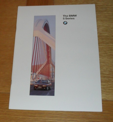 Bmw serie e34 brochure - e34, 1994