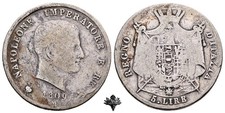 NAPOLEONE I 5 lire 1809 Milano ARGENTO Regno d'Italia