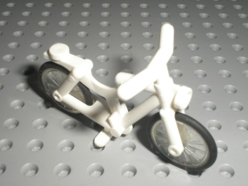 Vélo blanc lego white bicycle - blanc,