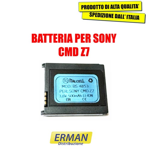 Batteria per sony cmd - per, z7