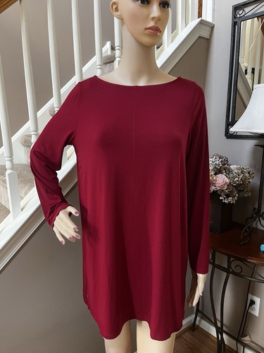 Top tunica eileen fisher rosso - tunica,