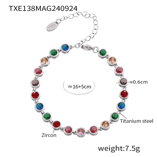 Bracciale con collana - con, in