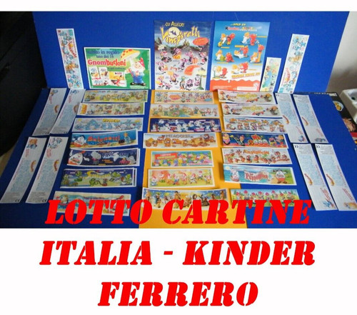 Offerta lotto cartine kinder - offerta,