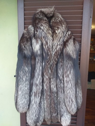 Pelliccia volpe argentata - pelliccia,