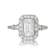 Vintage Style 2.50 Ct White