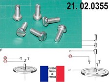 Jeu de 6 Vis de Plateau