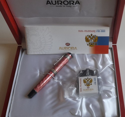 Penna stilografica aurora san - penna,