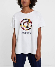 T-shirt donna Desigual bianca