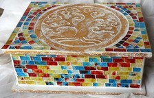 Scatola porta gioie in legno