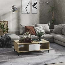 vidaXL Tavolino Salotto Bianco