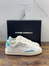 Crime London Sneaker Chelsea Pelle Bianca Donna 37