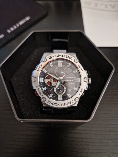 Casio shock steel gst b100 - g-shock, gst-b100