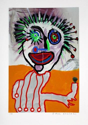 Paolo kostabi sulla via - sulla,