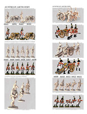 Artiglieria austriaca napoleonica - Figurine stampate in 3D
