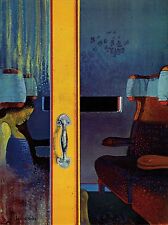 litografia Leonardo Cremonini "Violetto" - Firmato/Signed