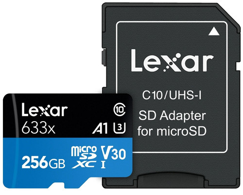 Lexar microsd 256gb 633x - lexar,