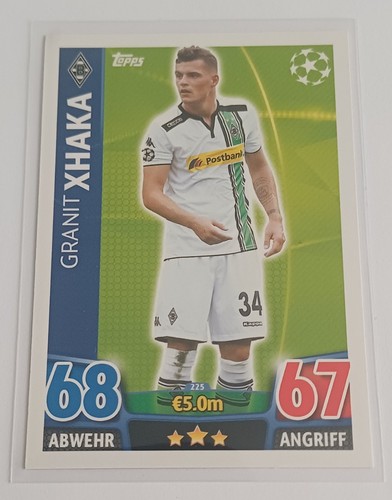 Carte card granit xhaka - card, topps