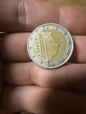 MONETA RARA DA 2 EURO BEATRIX KONINGIN DER NEDERLANDEN DEL 2002