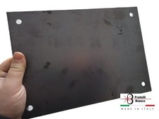 Lamiera in FERRO GREZZO con 4 FORI lega S235JR