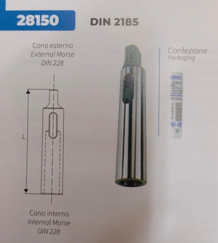 Cono morse per trapano - , a