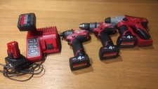 Milwaukee M12 Fuel Brushless Kit CompletoPosa Di 5 Batt. e Caricatore Poco Usato