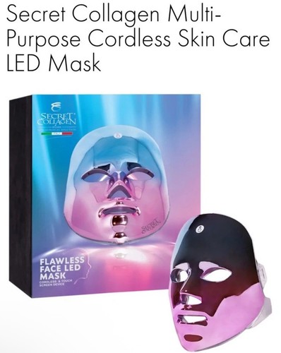 Maschera led viso collagene - led,
