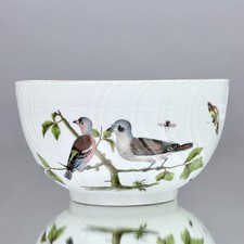 Meissen 1750 circa: Kumme con uccelli e insetti, Neuosier, ciotola, ciotola, bowl