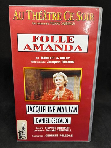 Cassette vhs folle amanda - cassette,