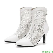 Stivaletti donna bianchi in