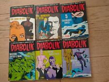 DIABOLIK LOTTO DI 6 FUMETTI XXXII XXXI XXX XXIX ASTORINA 1993 1992 1991 1990