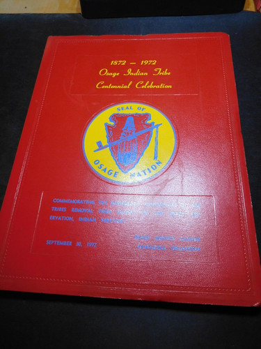 1872 1972 osage indian tribe - indian,