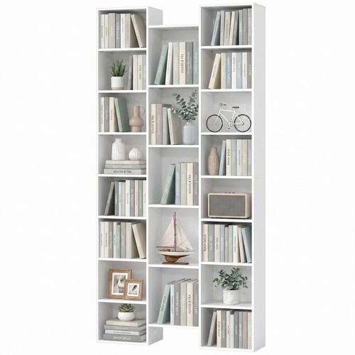 Homcom libreria legno alta - legno,