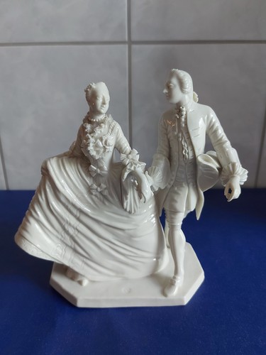 Antica statuina porcellana - antica,