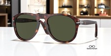 Occhiali da sole uomo PERSOL PO0649 24 31 verde avana 54 mm