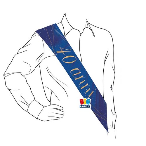 Fascia premiazione anni blu - 40,