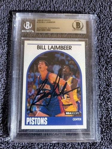Carta firmata bill laimbeer - carta,