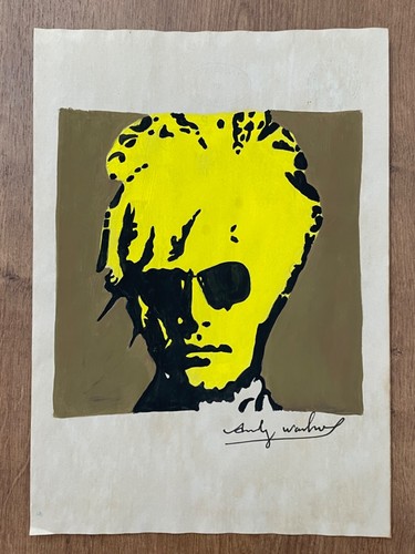 Andy warhol drawing - warhol, (handmade)