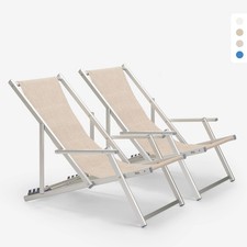 2 Sedie sdraio mare spiaggia