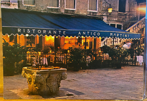 Cartolina epoca ristorante - cartolina,