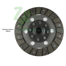 DISCO FRIZIONE FERRARI 74 75 ADRIATICA BERTOLINI 421 424 DIAMETRO 180mm DENTI 20