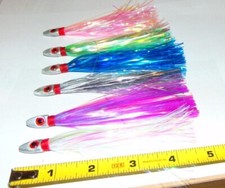 Lotto 6 esche da pesca Mylar